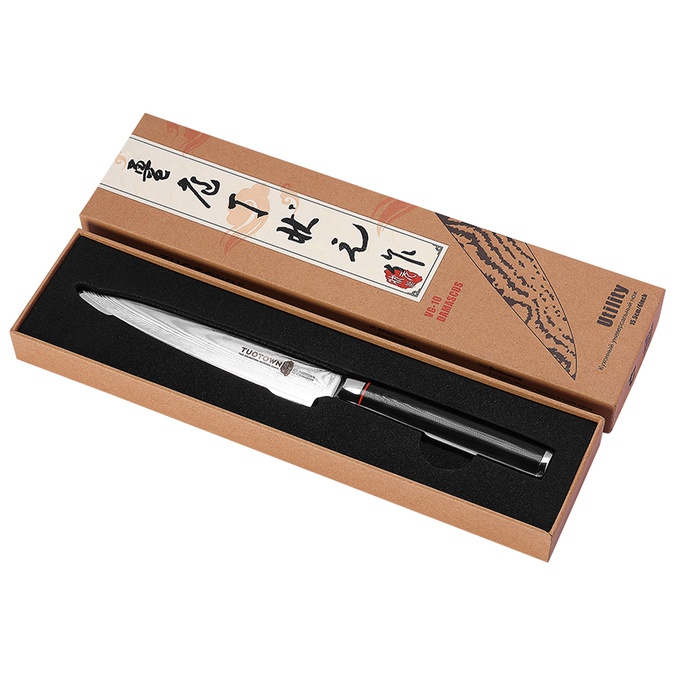 Универсальный кухонный нож 216009, сталь VG10 DAMASCUS