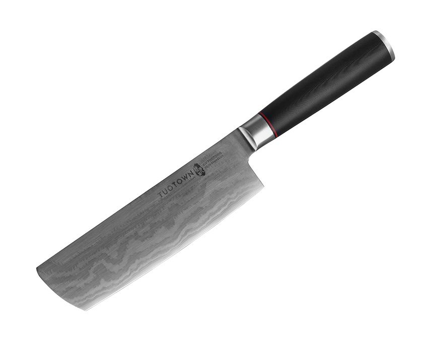 Кухонный шинковачный нож Цай Дао 218004, сталь VG10 DAMASCUS