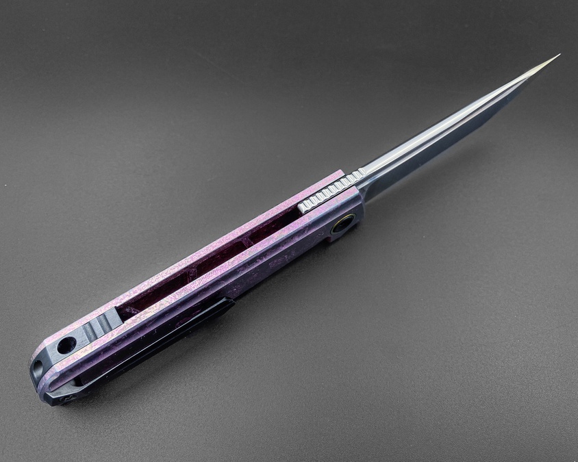 Складной нож Common M390 CrystalTi pink