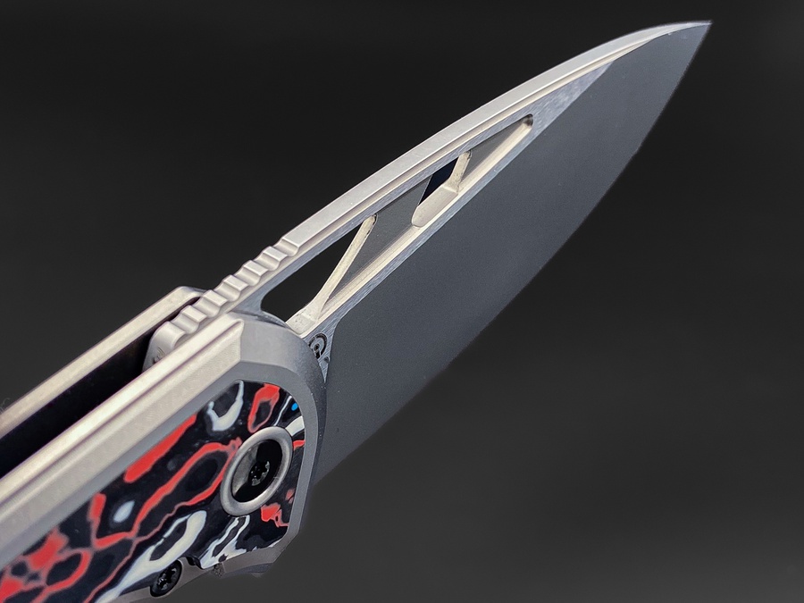 Складной нож Whale M390 Nebula Carbon