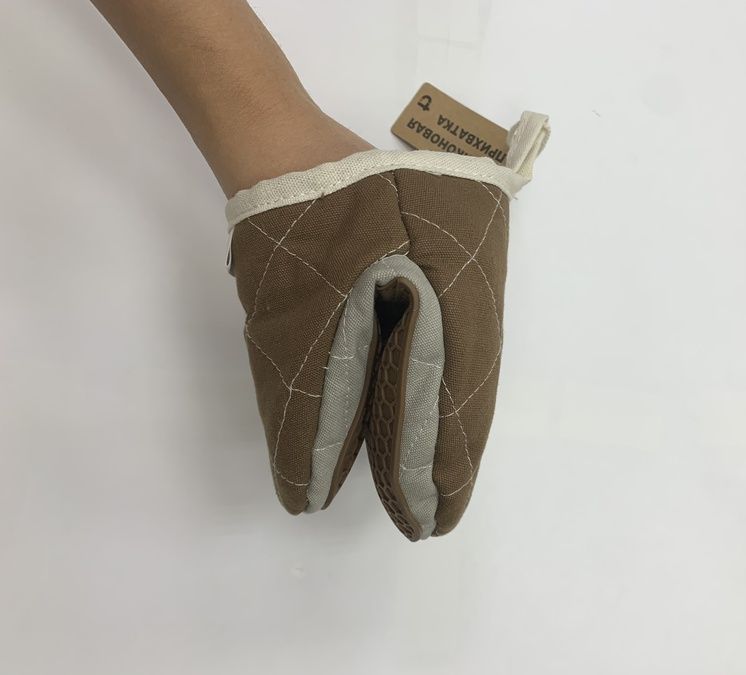 Прихватка кухонная, цвет - темно-коричневый T103-7