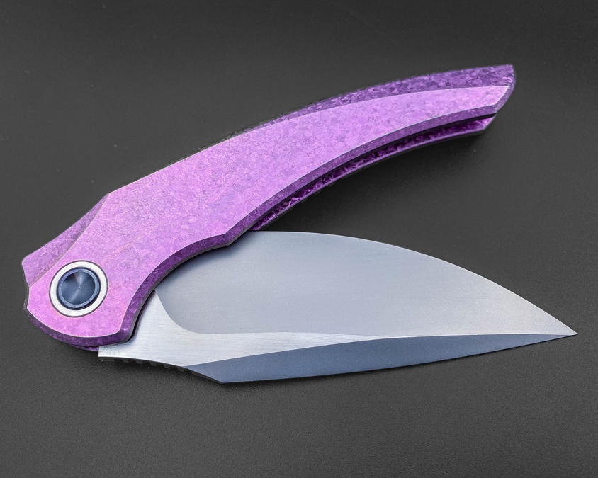 Складной нож Alatus2 M390 CrystalTi pink