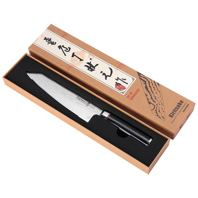 Кухонный нож Шеф Kiritsuke 218002, сталь VG10 DAMASCUS | TouTown