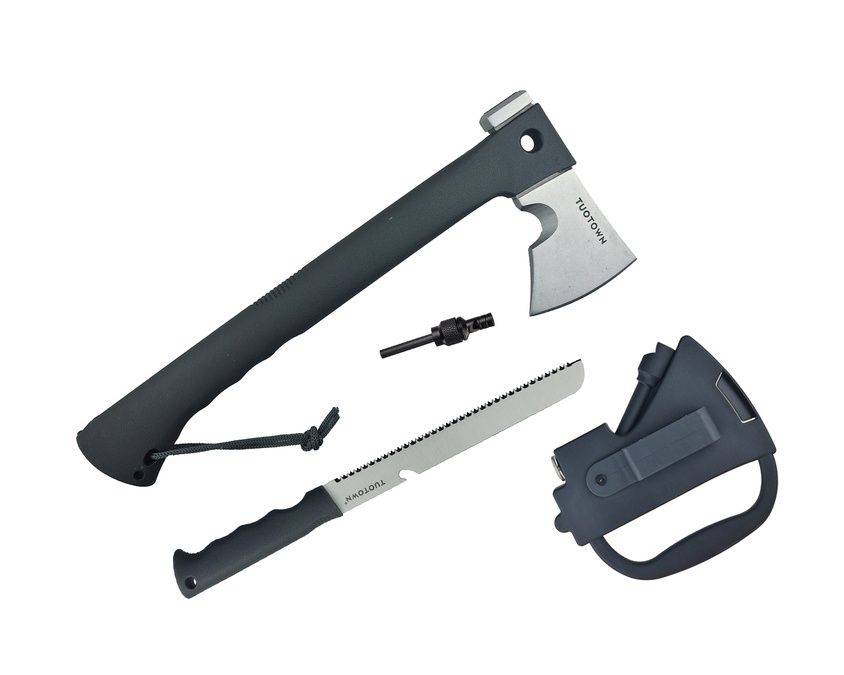 Туристический топор с пилой DF01