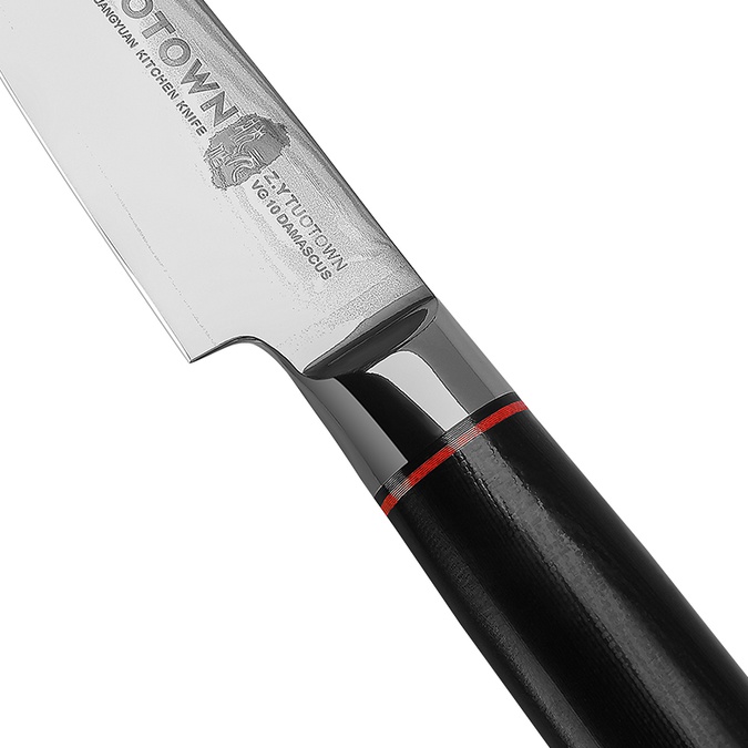 Овощной кухонный нож 213512, сталь VG10 DAMASCUS