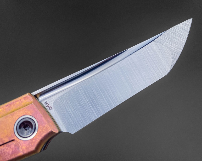 Складной нож Common M390 CrystalTi orange