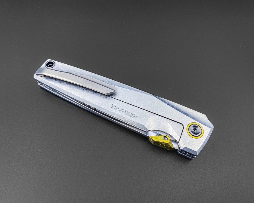 Складной нож Asesino M390 Crystal Ti