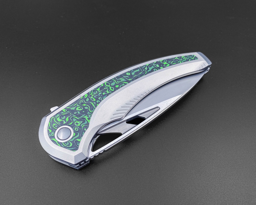 Складной нож Whale M390 Jungle Wear Carbon