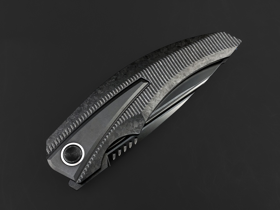 Складной нож Marron Tmax DLC Crystal TI