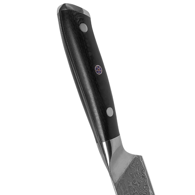 Кухонный нож Сантоку малый VG10/Damascus 615008