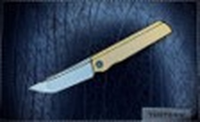 Складной нож Common M390 CrystalTi yellow