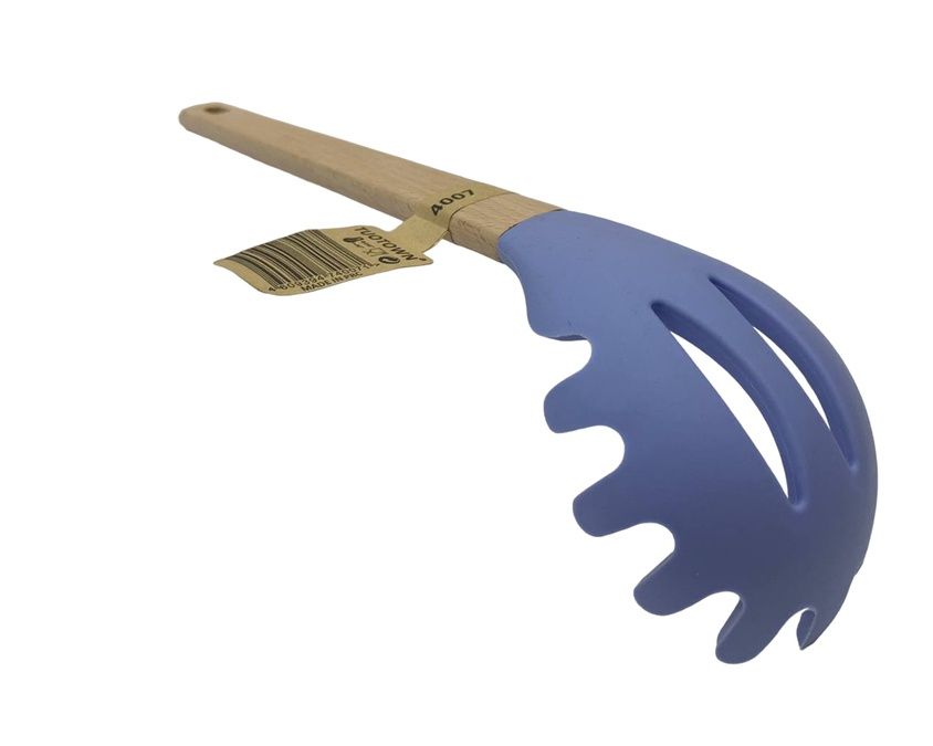 Ложка кухонная для спагетти, цвет - синий 4007-BL