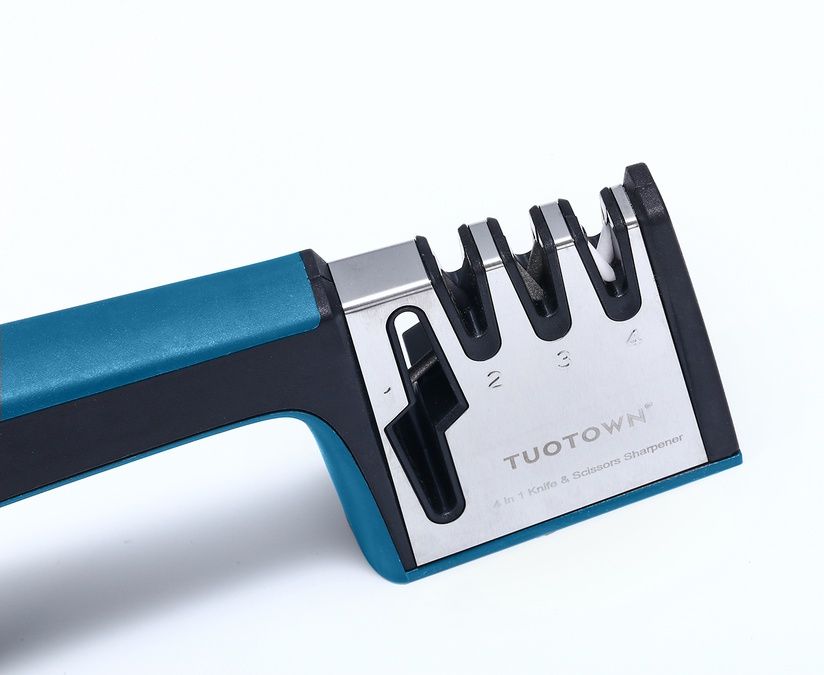 Ножеточка с разъемом для заточки ножниц S401-BL, цвет синий