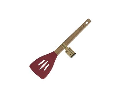 Лопатка кухонная с прорезями, цвет - красный 4005-R