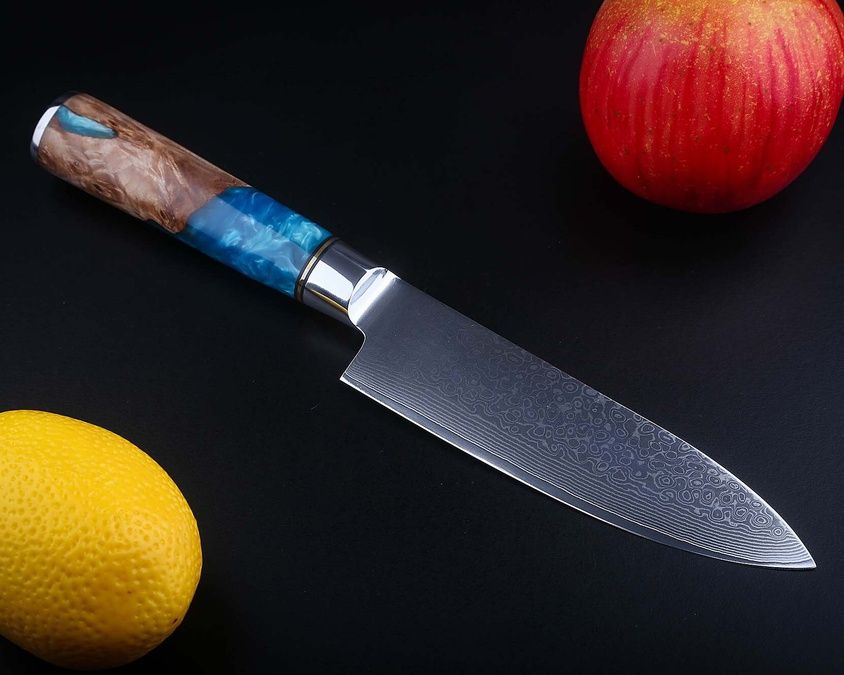 TWB-D5 G10 Нож дамасская сталь VG10