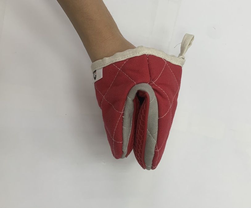 Прихватка кухонная, цвет - красный T103-8