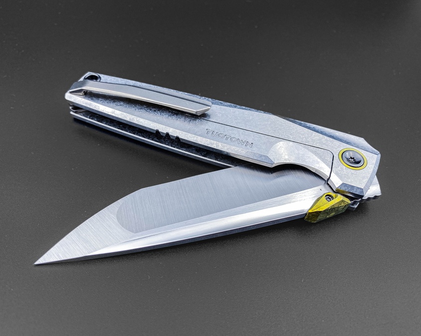 Складной нож Asesino M390 Crystal Ti