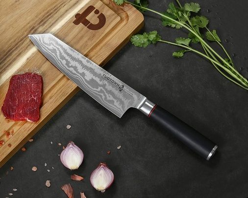 Кухонный нож Шеф Kiritsuke 218002, сталь VG10 DAMASCUS